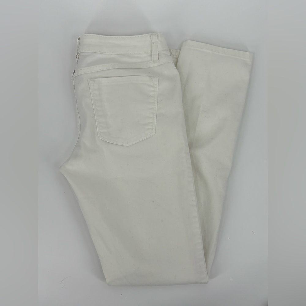PRANA Denim Pants White Kara Slim Fit Women’s 6/28